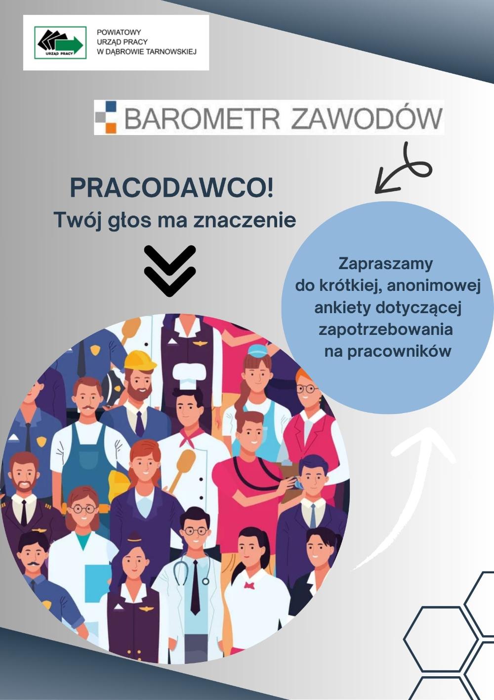 plakat promujący pod nazwą: pracodawco - twój głos ma znaczenie